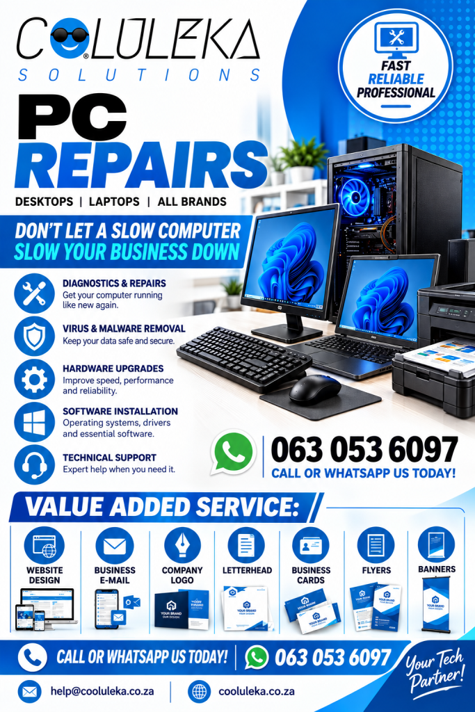COOLULEKA PC REPAIR FLYER